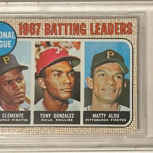Roberto Clemente 1968 Topps Card #1- BVG Graded 8 NM-MT (Pittsburgh Pirates) Free Shipping View
