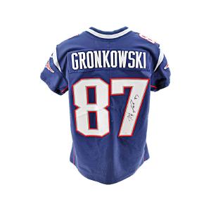 Rob Gronkowski New England Patriots Autographed Signed Nike Authentic Navy Jersey (JSA COA) Best Place To Buy