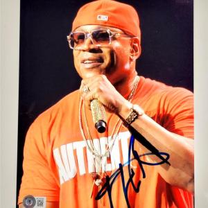 LL Cool J signed 8x10 photo rapper autograph  Beckett BAS Holo Free Shipping Get To Buy