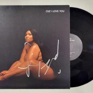 Lizzo signed Cuz I Love You Vinyl Album Cover Rap autograph (A)  Beckett BAS Cheap Amazon