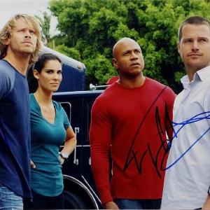 LL Cool J Eric Christian Olsen Signed NCIS Los Angeles 11x17 Photo PSA X82101 Excellent Online