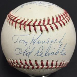 Phil Rizzuto Tom Henrich Allie Reynolds signed Nickname baseball Yankees JSA Coa Discount 2025 Unisex