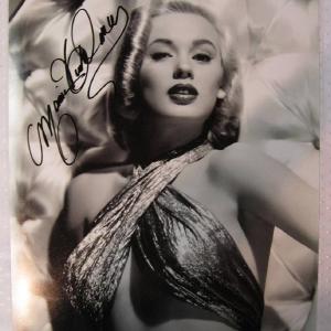 Playboy model/actress Mamie Van Doren autograph signed 16x20 Photo OC COA   Holo Low Pice Fee Shipping Online
