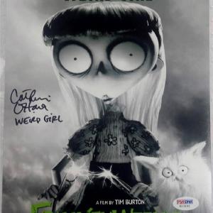 Catherine O'Hara autograph "Weird Girl" signed Frankenweenie 8x10 Photo PSA COA Sale Genuine