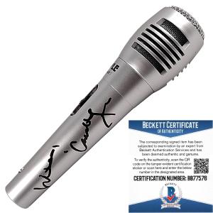 Charlotte Flair Signed Microphone Woooo Inscription WWE Champion Beckett Proof Photo 2025 New