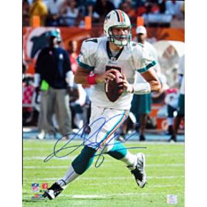 Chad Henne Autographed / Signed Looking to Pass 16x20 Photo Free Shipping For Nice