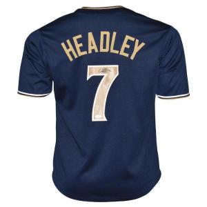 Chase Headley Signed San Diego Blue Baseball Jersey (JSA) Buy Cheap Free Shipping