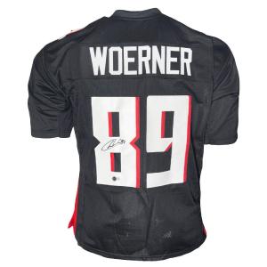 Charlie Woerner Signed Atlanta Black Football Jersey (Beckett) Outlet Wiki