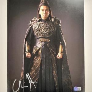 Chin Han signed Mortal Kombat Shang Tsung 11x14 photo autograph (A) Beckett BAS Discount Purchase