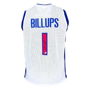 Chauncey Billups Signed Detroit White Basketball Jersey (Beckett) Free Shipping Genuine