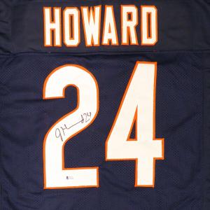 CHICAGO BEARS JORDAN HOWARD AUTOGRAPHED SIGNED BLUE JERSEY BECKETT 135364 Quality From China Wholesale