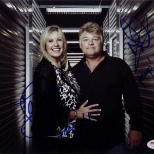 Dan & Laura Dotson Dual Signed Storage Wars 8x10 Photo PSA/DNA S37772 Auto Latest Cheap Online
