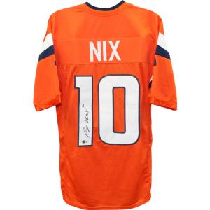 Bo Nix Autographed/Signed Pro Style Orange XL Jersey Beckett 44980 Shipping Outlet Store Online