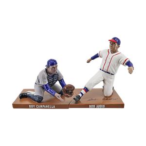 Bob Addis Autographed Signed Hartland 2013 Signature Series With Roy Campanella Figure #15/100 Discount Collections