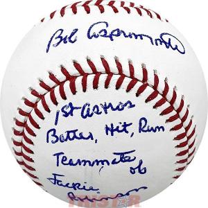 Bob Aspromonte Signed ML Baseball Inscribed 1st Astros Batter & More TRISTAR Clearance Online Amazon