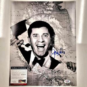 Comedian Jerry Lewis signed 11x14 photo autograph  PSA/DNA COA Discounts