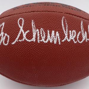 Bo Schembechler Autographed NCAA Football Michigan Wolverines Beckett #AC23989 Sale Fast Delivery