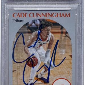 CADE CUNNINGHAM SIGNED 2021-22 PANINI CHRONICLES DRAFT NBA HOOPS RC AUTO PSA/DNA Outlet Exclusive