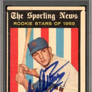 Bob Allison PSA DNA Signed 1959 Topps Rookie Stars Autograph Clearance Shop