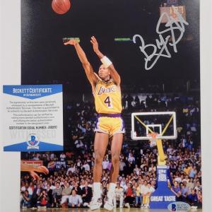 Byron Scott signed Los Angeles Lakers 8x10 Photo autograph  Beckett BAS Witness Genuine Cheap Online