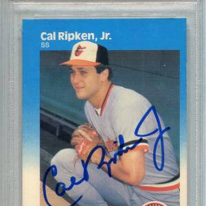 Cal Ripken Jr. Autographed 1987 Fleer Card (PSA) For Nice For Sale