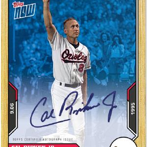 CAL RIPKEN JR SIGNED 2131 GAMES PLAYED TOPPS NOW TURN BACK THE CLOCK CARD 159A Sale 100% Original