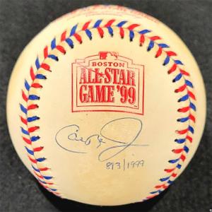 Cal Ripken Jr. signed 1999 All Star Game ASG Baseball autograph #'ed/  Ironclad Visit