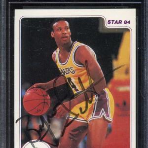 Byron Scott Beckett BAS Signed 1984 Star Rookie Autograph Discount Fast Delivery