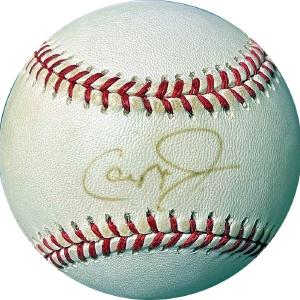 Cal Ripken, Jr. signed Rawlings Major League MLB Baseball imperfect/sig fade Wide Range Of Cheap Online