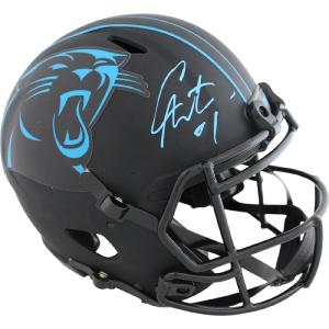Cam Newton Autographed Carolina Panthers Authentic Eclipse Helmet Beckett 49048 Outlet Cheap Quality