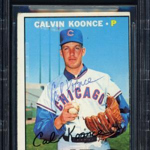 Cal Koonce Autographed Auto 1967 Topps Card #171 Chicago Cubs Beckett 12057135 Visit New Sale Online