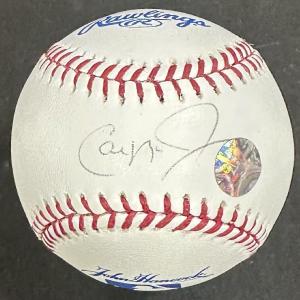 Cal Ripken Jr Signed Rawlings John Hancock Baseball Orioles Auto #8 Holo COA HOF With Mastercard Cheap Pice
