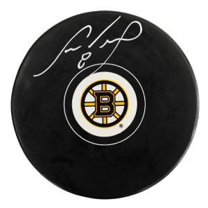 CAM NEELY Signed Boston Bruins Logo Hockey Puck - SCHWARTZ Cheap Pirce