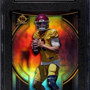 Caleb Williams 2022 Bowman U Chrome Invicta Rookie Card (RC) #BI-4- SGC Graded 9 Pay With Paypal For Sale