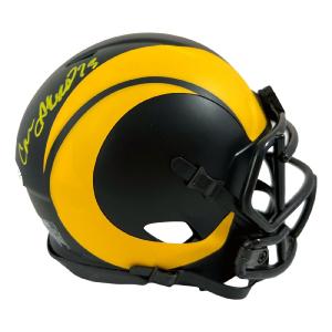 Cam Akers Signed Eclipse Mini Helmet COA BAS Los Angeles Rams Autographed LA Buy Cheap Affordable
