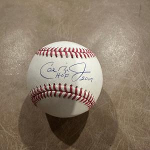 Cal Ripken Jr signed baseball, with HoF 2007 inscription Buy Cheap Popular