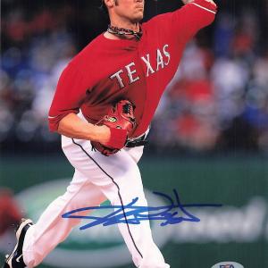 C.J. Wilson signed 8x10 photo PSA/DNA Texas Rangers Autographed Genuine Cheap Pice