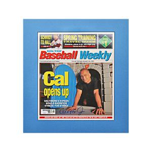 Cal Ripken Baltimore Orioles Autographed Slick Printed "Match Print" January 24, 1995 Baseball Weekly Cover (JSA) Outlet Store For Sale