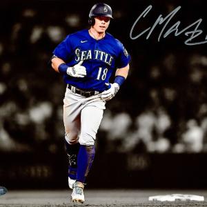 CADE MARLOWE AUTOGRAPHED 8X10 PHOTO MARINERS ANGELS GRAND SLAM MCS HOLO 222011 Free Shipping Popular