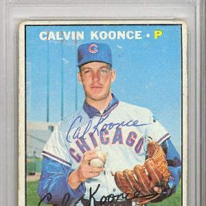 Cal Koonce Autographed 1967 Topps Card #171 Chicago Cubs PSA/DNA #83084574 Cheap Pice Wholesale