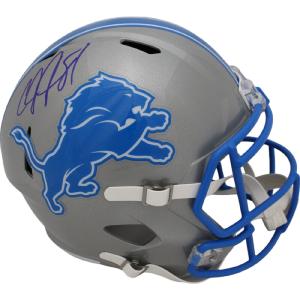 Calvin Johnson Autographed/Signed Detroit Lions F/S Helmet Beckett 47631 Enjoy For Sale