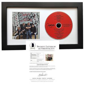 Foghat Band Autographed 8 Days On The Road CD Album Cover Framed Beckett COA Outlet Affordable