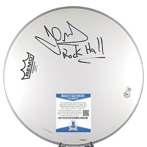 DJ Yella NWA Signed Drumhead 'Rock Hall' HOF Inscription Beckett Authentic Rap Hip Hop Clearance Find Great