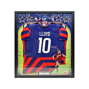 Carli Lloyd USWNT Autographed Signed LED Framed Jersey (CX Auth) Pictures Online