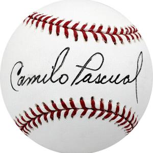 Camilo Pascual Signed Autographed Official ML Baseball PSA - Senators Twins Outlet Purchase