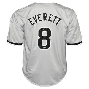 Carl Everett Signed Chicago Grey Baseball Jersey (Beckett) Sale Finishline
