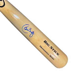 Carlos Baerga Signed Rawlings Pro Blonde Red Ring Baseball Bat (JSA) Cheap Hot Sale