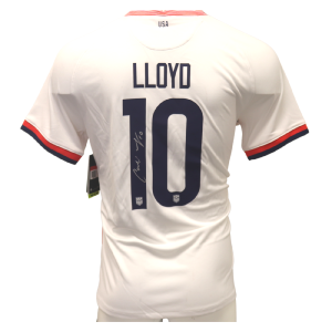 Carli Lloyd USWNT 2019 Autographed White Home Replica Jersey (CX Auth) From China Cheap Pice