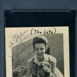 Carole Landis PSA DNA Coa Signed Original 1940`s Photo Autograph Discount 2025