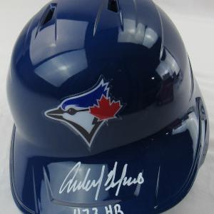 Carlos Delgado Signed Blue Jays Batting Helmet JSA Witness COA Free Shipping Cost